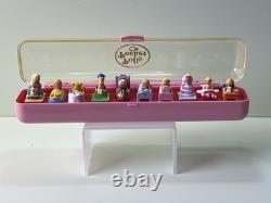 Polly Pocket RING COLLECTING CASE & 10 Rings Vintage Bluebird Toys
