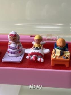 Polly Pocket RING COLLECTING CASE & 10 Rings Vintage Bluebird Toys