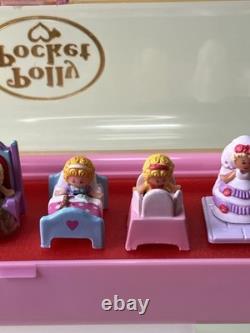 Polly Pocket RING COLLECTING CASE & 10 Rings Vintage Bluebird Toys