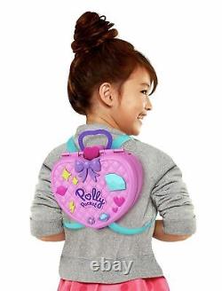 Polly Pocket Tiny Mighty Backpack Compact Playset With Micro Polly And Lila Doll