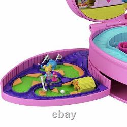 Polly Pocket Tiny Mighty Backpack Compact Playset With Micro Polly And Lila Doll