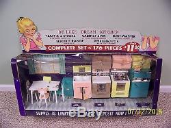 RARE 1960's Deluxe Reading Barbie Dream Kitchen Store Display, 1 of A Kind