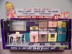 RARE 1960's Deluxe Reading Barbie Dream Kitchen Store Display, 1 of A Kind
