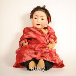 RARE ANTIQUE JDK KESTNER #, 12 CHINESE BABY DOLL w ORIGINAL CLOTHING