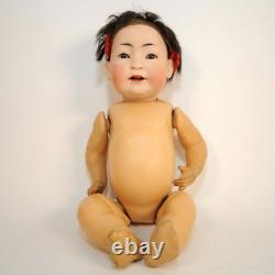 RARE ANTIQUE JDK KESTNER #, 12 CHINESE BABY DOLL w ORIGINAL CLOTHING