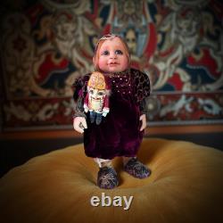 RARE Gail Lackey Queen of the faeries OOAK art doll 1998