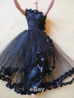 RARE! Halina's Doll Fashions of Chicago Black Goddess Evening Gown Barbie -TLC
