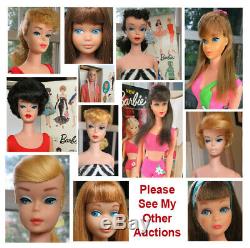 RARE MIB Ash Blonde SWIRL 1964 Barbie Vintage Bobby Pin Ponytail