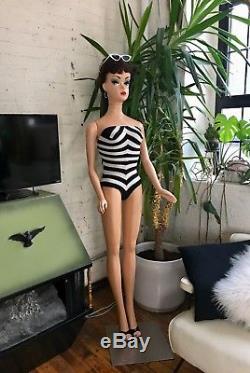 RARE Vintage 1959 Life Size 6 Foot Original BARBIE Doll Mannequin Store Display