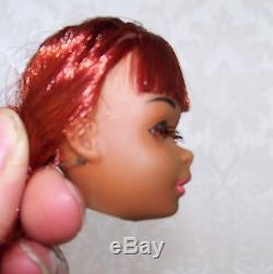 RARE Vintage 1960's Barbie FRANCIE BLACK A. A. Doll LOVELY HEAD never used