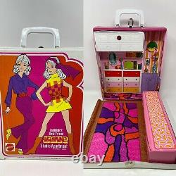 RARE Vintage 1970 MOD Mattel Barbies Best Friend JAMIE STUDIO APARTMENT Case