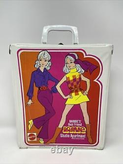 RARE Vintage 1970 MOD Mattel Barbies Best Friend JAMIE STUDIO APARTMENT Case