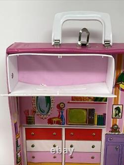 RARE Vintage 1970 MOD Mattel Barbies Best Friend JAMIE STUDIO APARTMENT Case