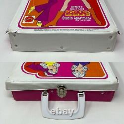 RARE Vintage 1970 MOD Mattel Barbies Best Friend JAMIE STUDIO APARTMENT Case