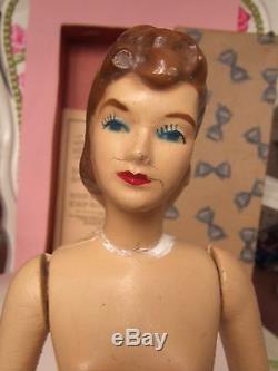 RARE Vintage 40s Simplicity Miniature No101 Fashiondol Latexture pre Barbie doll