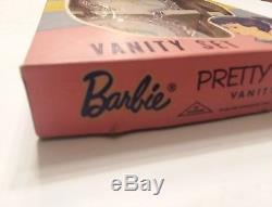 RARE Vintage Barbie Doll Pretty Up Time Vanity Set #4700 Mattel Boxed 1962 L@@K