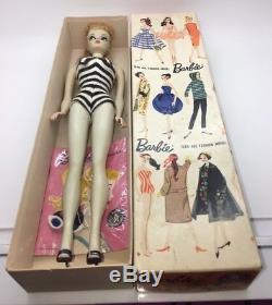 RARE Vintage Number # 1 Barbie Mattel Ponytail 1959 Original Box