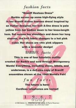 RARE Vintage Original 1967 Braniff Airlines Hostess Barbie Doll