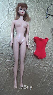 Redhead Barbie Pony Tail In Original Box With Accessories - Great Disply Doll