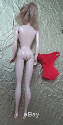Redhead Barbie Pony Tail In Original Box With Accessories - Great Disply Doll