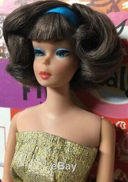 (RESERVED) Yes it's Vintage! American Girl Ash Brunette Side Part Barbie Doll