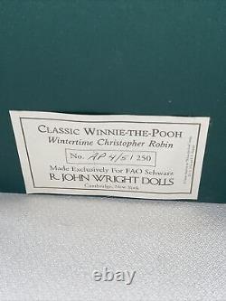 R. John Wright Dolls, Classic Winnie-The-Pooh Wintertime Christopher Robin #4