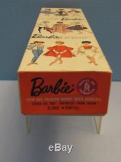 Rare 1964 Mint Vintage Barbie Blonde Swirl Ponytail Box MINT IN BOX
