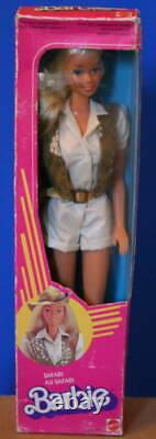 Rare 1983 SAFARI BARBIE doll NRFB MIB Lovely Superstar face Foreign Vintage