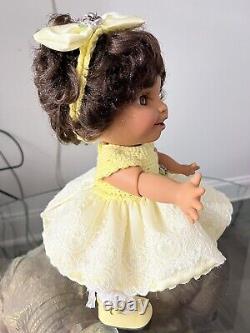 Rare 90s Galoob Baby Face Hispanic Doll So Tender Tina Restring & Designer Dress