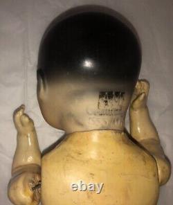 Rare Antique AM353 Asian Character Baby Doll Circa 1913 Germany 11in Bisque Head
