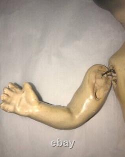 Rare Antique AM353 Asian Character Baby Doll Circa 1913 Germany 11in Bisque Head