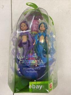 Rare Barbie Fairytopia Petal Pixies Mermaids Rivermist & Glee G5651 G5652