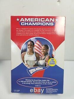 Rare Barbie Size Serena Williams American Champions 1999 US Open 11.5 Doll 6