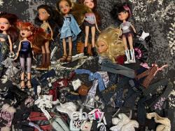 Rare Huge Bratz Lot Rare Dolls + Clothes