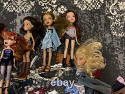 Rare Huge Bratz Lot Rare Dolls + Clothes