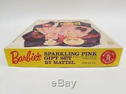 Rare NOS Vintage 1964 Original Barbie Sparkling Pink Gift Set #1011 NRFB VHTF