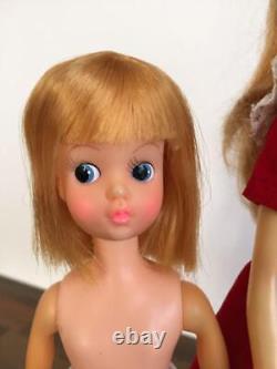 Rare Nakajima Long hair Scarlet-chan and Kanna-chan vintage Doll japan