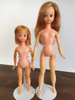 Rare Nakajima Long hair Scarlet-chan and Kanna-chan vintage Doll japan