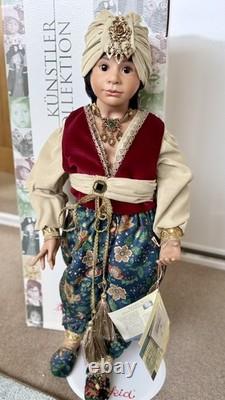 Rare Sigikid SALADIN 68cm Artist Doll Maja Bill Buchwalder LE 114/300 Box Certs