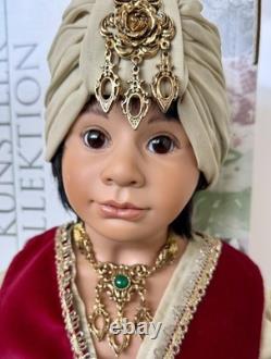 Rare Sigikid SALADIN 68cm Artist Doll Maja Bill Buchwalder LE 114/300 Box Certs