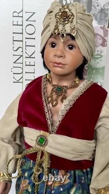 Rare Sigikid SALADIN 68cm Artist Doll Maja Bill Buchwalder LE 114/300 Box Certs