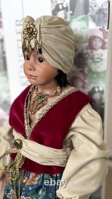 Rare Sigikid SALADIN 68cm Artist Doll Maja Bill Buchwalder LE 114/300 Box Certs