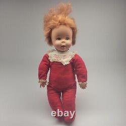 Rare Vintage 1965 Mattel Talking Baby Secret Pull String Animation & 11 Phrases