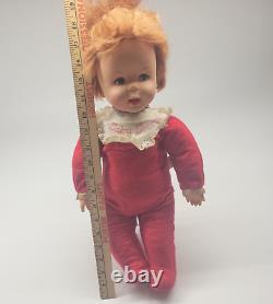 Rare Vintage 1965 Mattel Talking Baby Secret Pull String Animation & 11 Phrases