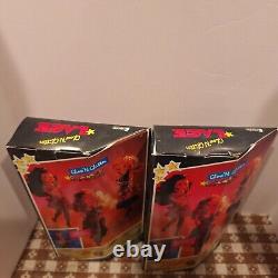 Rare Vintage 1987 Creata Lace Celebirty Rock Star set of 2 fashion dolls