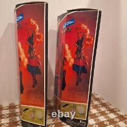 Rare Vintage 1987 Creata Lace Celebirty Rock Star set of 2 fashion dolls