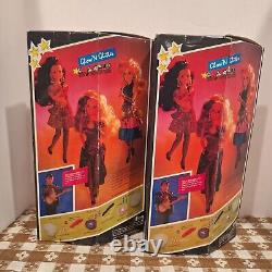 Rare Vintage 1987 Creata Lace Celebirty Rock Star set of 2 fashion dolls