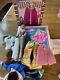 Rare Vintage Barbie Lot Doll Case Clothes Hanbok Korean Doll Kimono Handmade