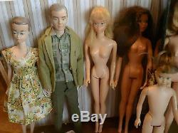 Rare Vintage Barbie Lot. Instant Barbie, Ken & Skipper Collection, Clothing 75+