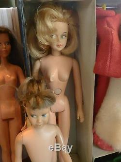 Rare Vintage Barbie Lot. Instant Barbie, Ken & Skipper Collection, Clothing 75+